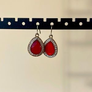 Ruby earrings